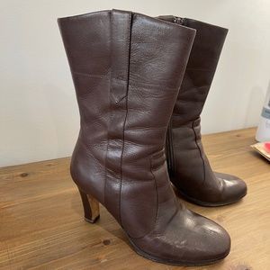 Laura Ashley brown boots